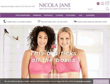 Tablet Screenshot of nicolajane.com